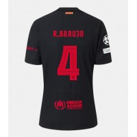 Camiseta Barcelona Ronald Araujo #4 Segunda Equipación Replica 2024-25 mangas cortas